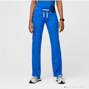Figs royal blue XS Kade cargo scrub pants